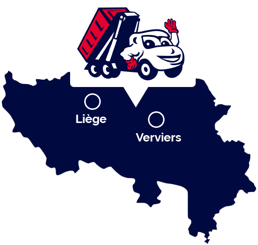 carte de la province de liege
