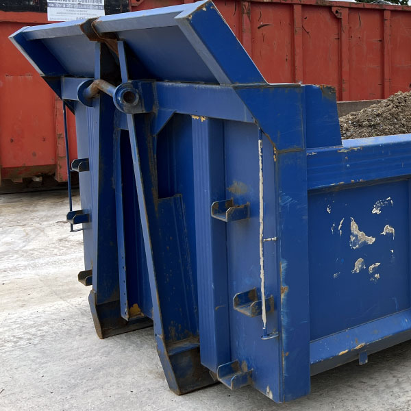 container bleu