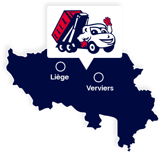 carte de la province de liege